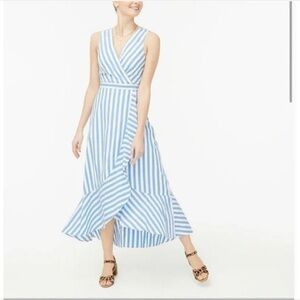 J. Crew Dress in Blue and White size 16